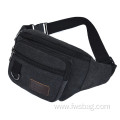 Good Quality Canvas Waist Bag With Multi Pockets for Travel Sport for Men Women